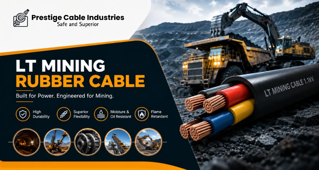 LT Mining Rubber Cable Manufacturer, Supplier and Exporter in India | Prestige Cable Industries