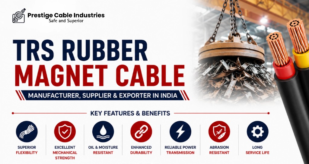 TRS Rubber Magnet Cable Manufacturer, Supplier and Exporter in India | Prestige Cable Industries